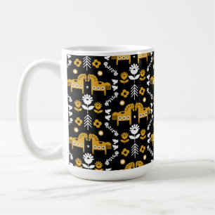 Skandinavisches Pferdervolk Kaffeetasse