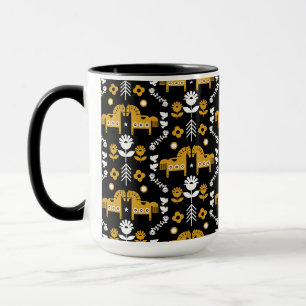 Skandinavisches Pferdervolk Tasse