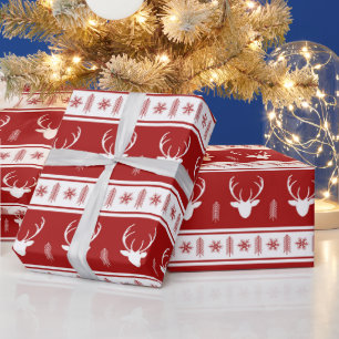 Skandinavisches Rentier   Geschenkpapier