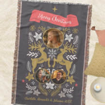 Skandinavisches-Rentier-Weihnachten mit mehreren F