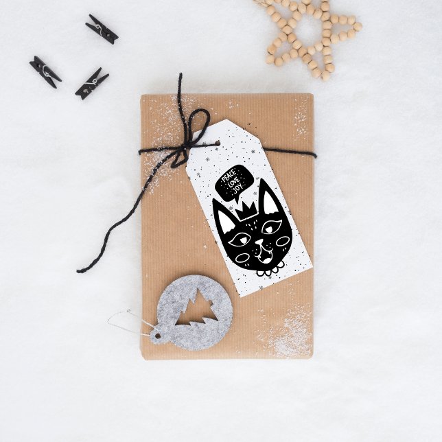 Skandinavisches Sprichwort, Ruhe, Liebe, Freude Geschenkanhänger (Von Creator hochgeladen)