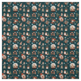 Skandinavisches Volkskunst Weihnachtsmuster Textur Stoff