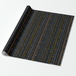 Skandinavisches Volkskunstpapier Geschenkpapier