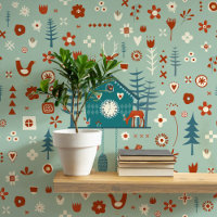 Skandinavisches Waldmuster