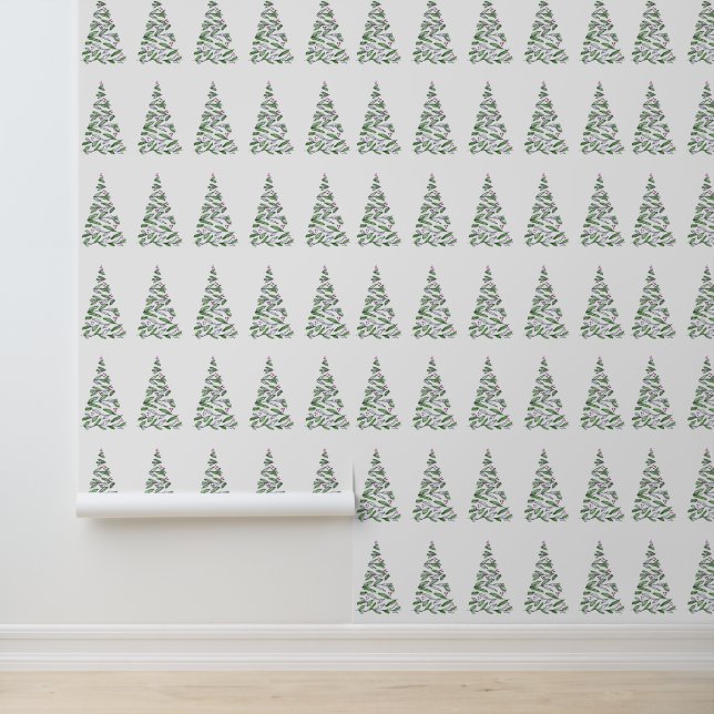 Skandinavisches Weihnachtsbild Tapete (Anwendung)