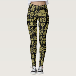skandinavisches Weihnachtsfest Leggings