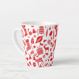 Skandinavisches Weihnachtsfest Milchtasse