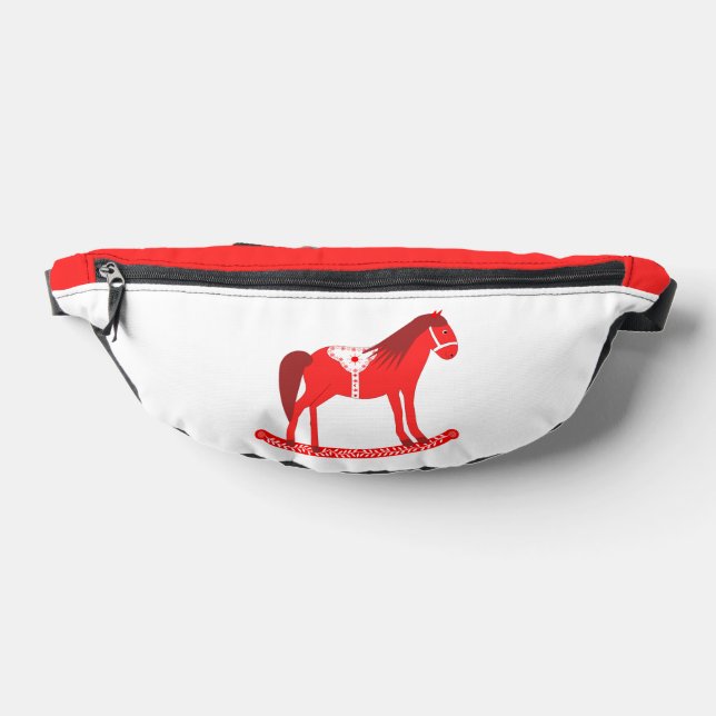 Skandinavisches Weihnachtspferd Bauchtasche (Ablage )