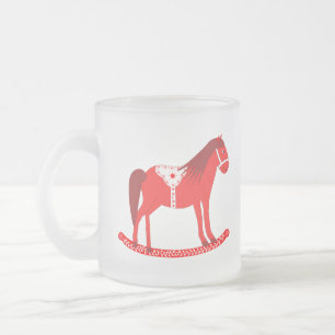 Skandinavisches Weihnachtspferd Mattglastasse