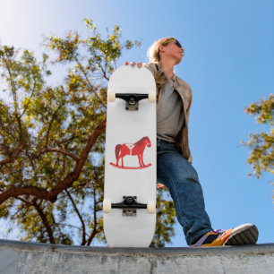 Skandinavisches Weihnachtspferd Skateboard