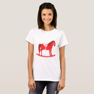 Skandinavisches Weihnachtspferd T-Shirt