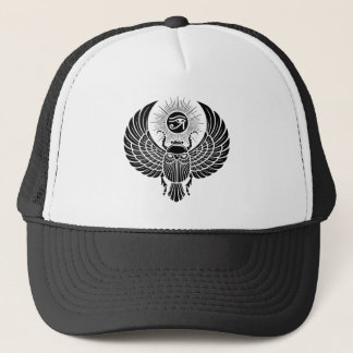 Skarab-Käfer und Augapfel-Kappe - Antiker Symbolsh Truckerkappe