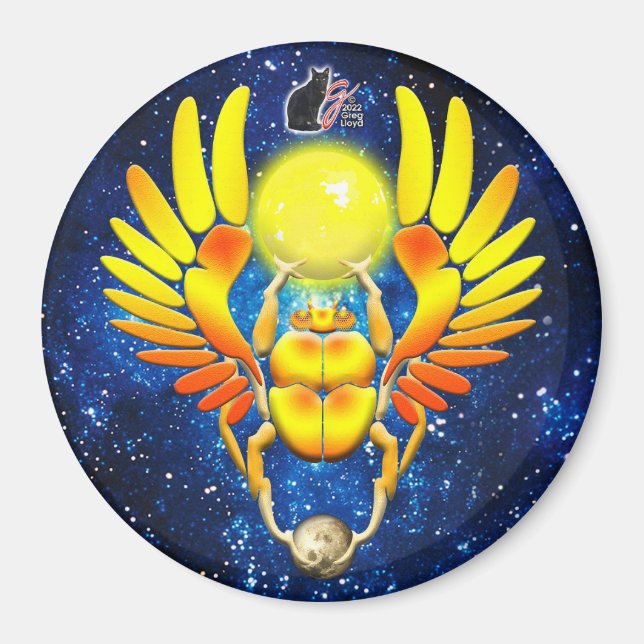 Skarabäus Magnet (Vorne)