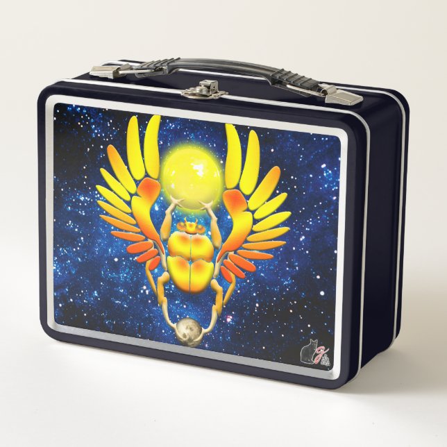 Skarabäus Metall Lunchbox (Vorderseite)