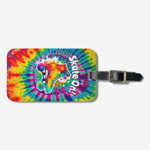 Skate auf Roller Skaten Rink Gefärbte Krawatte Hip