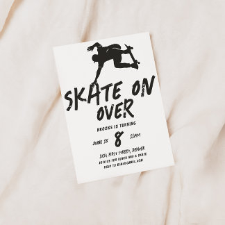 Skate auf über Skateboarding Theme Party Einladung