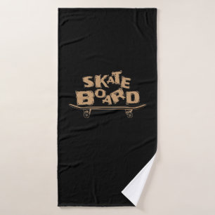 Skate Board Badehandtuch