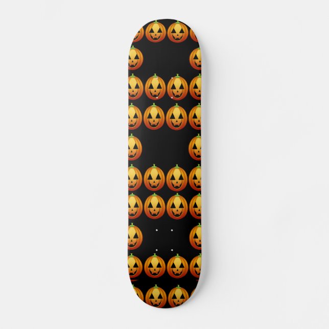 Skate Board Halloween Pumpkins Skateboard (Vorderseite)