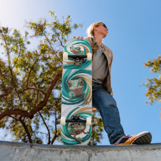 Skate Camaleão: Deslize com Estilo e Personalidade Skateboard