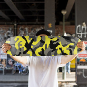 Skate Camo Jaune   Camo Skateboard