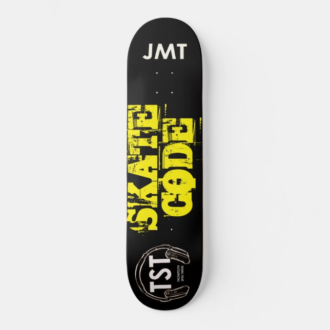 SKATE-CODE-SKATEBOARTEN / JMT SKATEBOARD (Vorderseite)