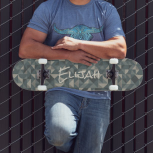 Skate-Deck für personalisierte geometrische Tile Skateboard