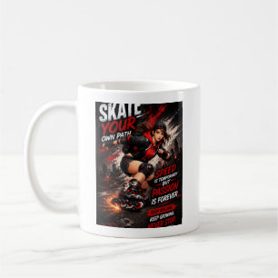 Skate Deinen Eigenen Weg Motivations-Sportdesign Kaffeetasse