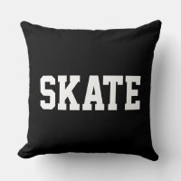 SKATE Fette athletische weiße Schrift auf modernem