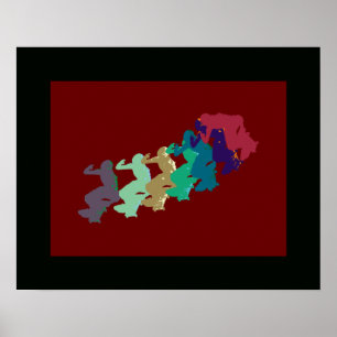 Skate für Extremsportarten Poster