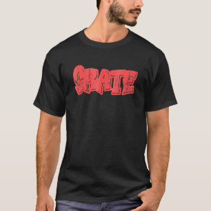 Skate Graffiti Grafik Cooler Junge Mädchen Retro S T-Shirt