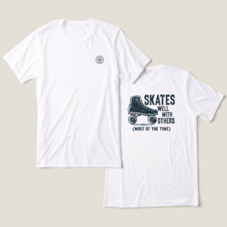 Skate gut mit anderen - Backgrafiken Tri-Blend Shirt