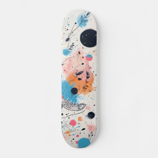 Skate in die Zukunft: Neon Pink Edition Skateboard