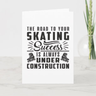 Skate Inline Skaten Skaten Inliner Geschenk Idee Karte