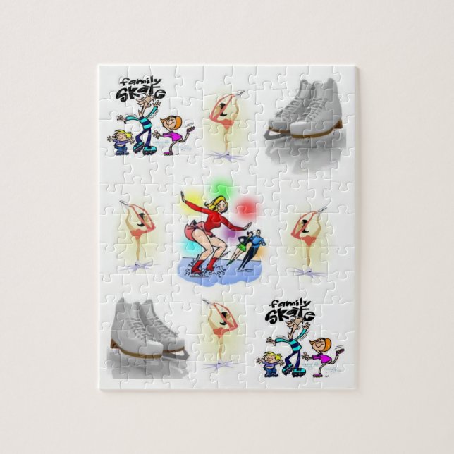 Skate Jigsaw Puzzle (Vertikal)