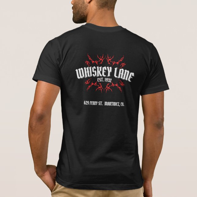 Skate-Logo-T - Shirt für Whiskey-Tastenkombination (Rückseite)