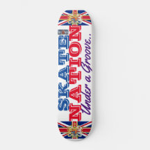 SKATE NATION Unter einem Groove UK Skateboard