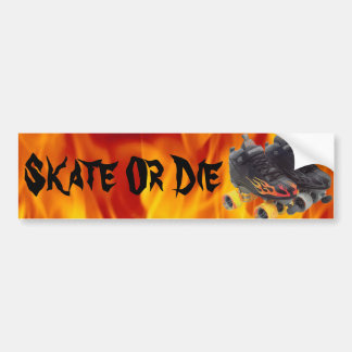 Skate oder die Autoaufkleber (rollerskates)