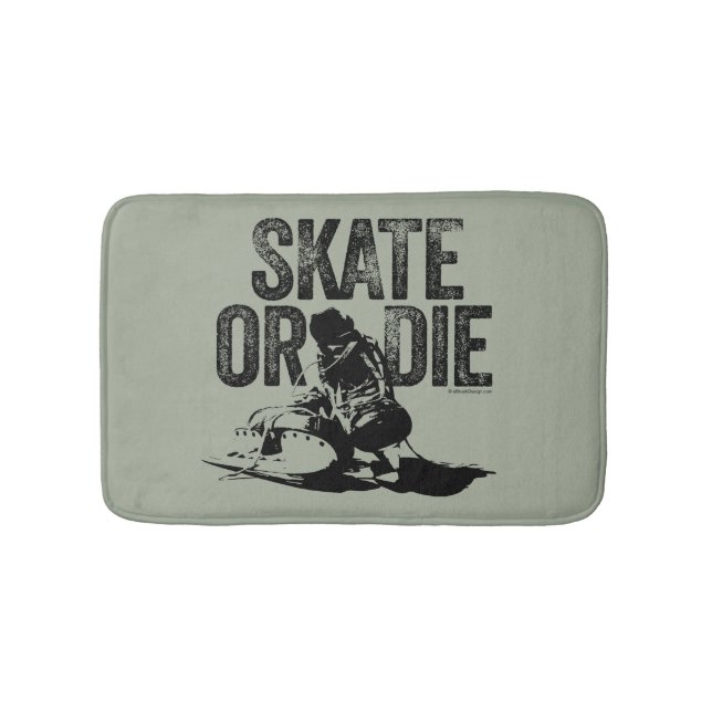 Skate oder Die (Hockey) Badematte (Vorderseite)