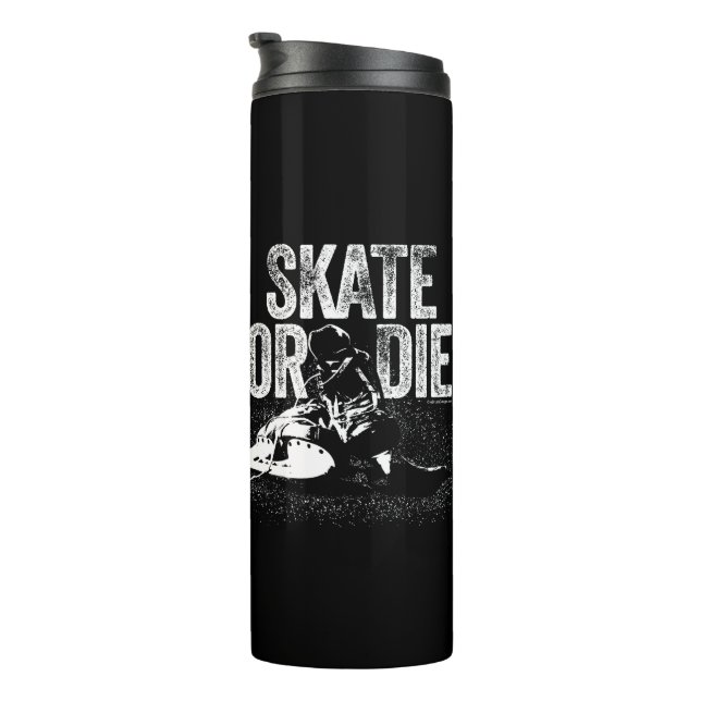 Skate oder Die (Hockey) Thermosbecher (Nach rechts gedreht)