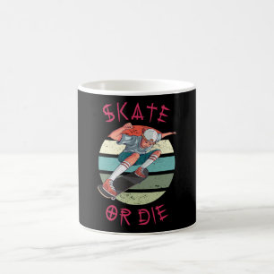 Skate oder die Skateboarder Boy Kaffeetasse