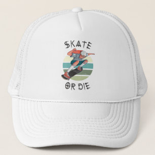 Skate oder die Skateboarder Boy Truckerkappe