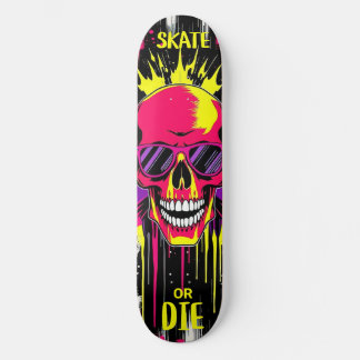 Skate or Die 3 - Skateboard Deck - Punk Grunge