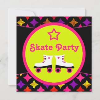Skate Party Einladung