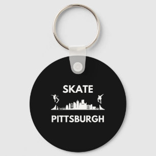 Skate Pittsburgh Pa Skateboarding-Fans Pittsburgh Schlüsselanhänger
