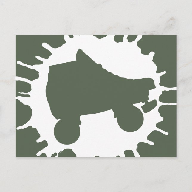 Skate Postkarte (Vorderseite)