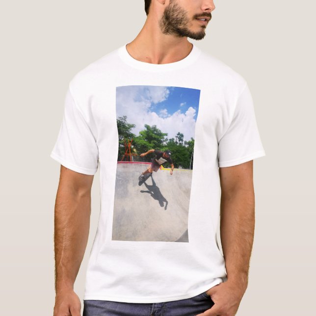 Skate-Rampensitzung T-Shirt (Vorderseite)