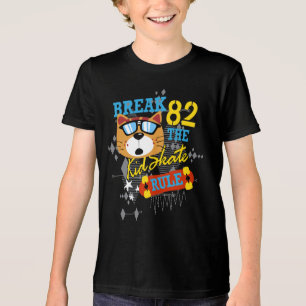 Skate-Regel brechen: Cool Cat Edition Tri-Blend Shirt
