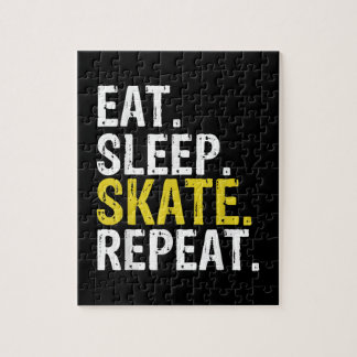 Skate schlafen wiederholen Geschenk Eis Skaten