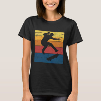 Skate Skateboard Skateboarding Retro Vintage Gesch T-Shirt
