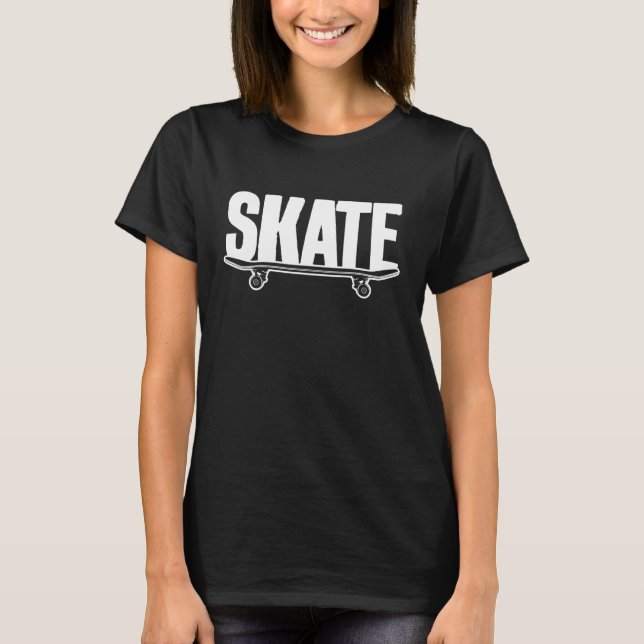 Skate Skateboard T-Shirt (Vorderseite)